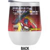 imageTransformers OFFICIAL Bumblebee 12 oz Stemless Tumbler Stainless Steel Travel CupLake TumblerInsulated with Leak Resistant SlideLock LidOPTIMUS PRIME WHITE