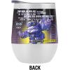 imageTransformers OFFICIAL Bumblebee 12 oz Stemless Tumbler Stainless Steel Travel CupLake TumblerInsulated with Leak Resistant SlideLock LidSHOCKWAVE WHITE