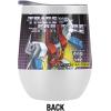 imageTransformers OFFICIAL Bumblebee 12 oz Stemless Tumbler Stainless Steel Travel CupLake TumblerInsulated with Leak Resistant SlideLock LidSTARSCREAM WHITE