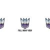 imageTransformers OFFICIAL Vintage Decepticon Logo 12 oz Stemless Tumbler Stainless Steel Travel CupLake TumblerInsulated with Leak Resistant SlideLock LidVINTAGE DECEPTICON LOGO
