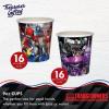 imageTreasures Gifted Officially Licensed Transformers Party Supplies  Serves 16 Guests  Dinnerware Deluxe Set  Transformers Plates Napkins Cups amp TableclothServes 32