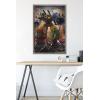 imageTrends International Hasbro Transformers  Bruticus Wall Poster 14725 x 22375 Barnwood Framed VersionBarnwood Framed Version
