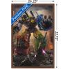imageTrends International Hasbro Transformers  Bruticus Wall Poster 14725 x 22375 Barnwood Framed VersionMahogany Framed Version