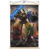 imageTrends International Hasbro Transformers  Bruticus Wall Poster 14725 x 22375 Barnwood Framed VersionPremium Print and Beechwood Hanger Bundle