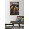 imageTrends International Hasbro Transformers  Bruticus Wall Poster 14725 x 22375 Barnwood Framed VersionPremium Print and Beechwood Hanger Bundle