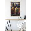 imageTrends International Hasbro Transformers  Bruticus Wall Poster 14725 x 22375 Barnwood Framed VersionPremium Print and Beechwood Hanger Bundle
