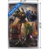 imageTrends International Hasbro Transformers  Bruticus Wall Poster 14725 x 22375 Barnwood Framed VersionSilver Framed Version