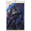 imageTrends International Hasbro Transformers  Decepticons Wall Poster 14725 x 22375 Barnwood Framed VersionPremium Print and Beechwood Hanger Bundle