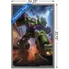 imageTrends International Hasbro Transformers  Devastator Wall Poster 14725 x 22375 Barnwood Framed VersionBarnwood Framed Version