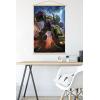 imageTrends International Hasbro Transformers  Devastator Wall Poster 14725 x 22375 Barnwood Framed VersionPremium Print and Beechwood Hanger Bundle