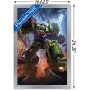 imageTrends International Hasbro Transformers  Devastator Wall Poster 14725 x 22375 Barnwood Framed VersionSilver Framed Version