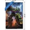 imageTrends International Hasbro Transformers  Devastator Wall Poster 14725 x 22375 Barnwood Framed VersionWhite Framed Version