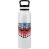 imageTransformers OFFICIAL Vintage Autobot Logo 24 oz Insulated Canteen Water Bottle Leak Resistant Vacuum Insulated Stainless Steel with Loop CapVINTAGE AB LOGO