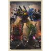 imageTrends International Hasbro Transformers  Bruticus Wall Poster 14725 x 22375 Barnwood Framed VersionBlonde Framed Version