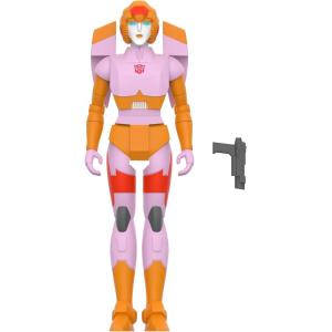 imageSuper7 Transformers Starscream  375 Transformers Action Figure with Accessory Classic Cartoon Collectibles and Retro ToysArcee Pink  Orange