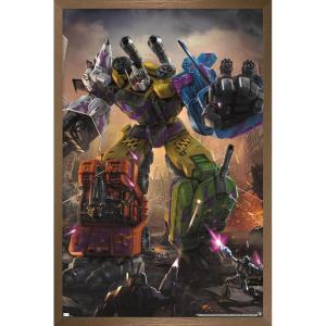 imageTrends International Hasbro Transformers  Bruticus Wall Poster 14725 x 22375 Barnwood Framed VersionBronze Framed Version