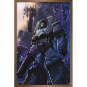 imageTrends International Hasbro Transformers  Decepticons Wall Poster 14725 x 22375 Barnwood Framed VersionBronze Framed Version