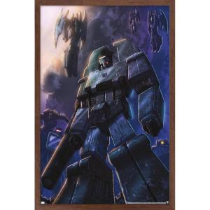 imageTrends International Hasbro Transformers  Decepticons Wall Poster 14725 x 22375 Barnwood Framed VersionMahogany Framed Version
