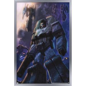 imageTrends International Hasbro Transformers  Decepticons Wall Poster 14725 x 22375 Barnwood Framed VersionSilver Framed Version