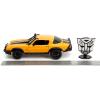 imageJada Transformers Rise of The Beast 124 1977 Chevy Camaro Bumblebee amp Badge DieCast Car Toys for Kids and Adults