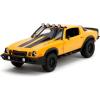 imageJada Transformers Rise of The Beast 124 1977 Chevy Camaro Bumblebee amp Badge DieCast Car Toys for Kids and Adults