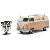 imageJada Transformers Rise of The Beast 124 Volkswagen Bus Wheeljack wRobot On Chassis DieCast Car Toys for Kids and Adults