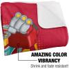 imageTransformers Blades Silky Touch Sherpa Back Super Soft Throw BlanketHeatwave