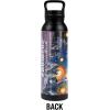 imageTransformers OFFICIAL Box Art Black 24 oz Insulated Canteen Water Bottle Leak Resistant Vacuum Insulated Stainless Steel with Loop CapDECEPTICON BOX ART BLACK