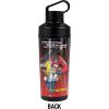 imageTransformers OFFICIAL Bumblebee 18 oz Insulated Water Bottle Leak Resistant Vacuum Insulated Stainless Steel with 2in1 Loop CapOPTIMUS PRIME BLACK