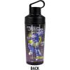 imageTransformers OFFICIAL Bumblebee 18 oz Insulated Water Bottle Leak Resistant Vacuum Insulated Stainless Steel with 2in1 Loop CapSHOCKWAVE BLACK