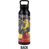 imageTransformers OFFICIAL Bumblebee Black 24 oz Insulated Canteen Water Bottle Leak Resistant Vacuum Insulated Stainless Steel with Loop CapBUMBLEBEE BLACK