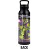 imageTransformers OFFICIAL Bumblebee Black 24 oz Insulated Canteen Water Bottle Leak Resistant Vacuum Insulated Stainless Steel with Loop CapDEVASTATOR BLACK