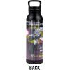 imageTransformers OFFICIAL Bumblebee Black 24 oz Insulated Canteen Water Bottle Leak Resistant Vacuum Insulated Stainless Steel with Loop CapMEGATRON BLACK