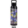 imageTransformers OFFICIAL Bumblebee Black 24 oz Insulated Canteen Water Bottle Leak Resistant Vacuum Insulated Stainless Steel with Loop CapSHOCKWAVE BLACK