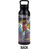 imageTransformers OFFICIAL Bumblebee Black 24 oz Insulated Canteen Water Bottle Leak Resistant Vacuum Insulated Stainless Steel with Loop CapSTARSCREAM BLACK