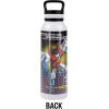 imageTransformers OFFICIAL Bumblebee Black 24 oz Insulated Canteen Water Bottle Leak Resistant Vacuum Insulated Stainless Steel with Loop CapSTARSCREAM WHITE