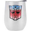 imageTransformers OFFICIAL Vintage Autobot Logo 12 oz Stemless Tumbler Stainless Steel Travel CupLake TumblerInsulated with Leak Resistant SlideLock LidVINTAGE AB LOGO