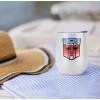 imageTransformers OFFICIAL Vintage Autobot Logo 12 oz Stemless Tumbler Stainless Steel Travel CupLake TumblerInsulated with Leak Resistant SlideLock LidVINTAGE AB LOGO