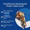 imageUnique Transformers Rectangular Plastic Table Cover  54 x 84 1 Pc84 x 54 Rectangular Pack of 2