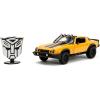 imageJada Transformers Rise of The Beast 124 1977 Chevy Camaro Bumblebee amp Badge DieCast Car Toys for Kids and Adults