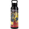 imageTransformers OFFICIAL Bumblebee Black 24 oz Insulated Canteen Water Bottle Leak Resistant Vacuum Insulated Stainless Steel with Loop CapBUMBLEBEE BLACK
