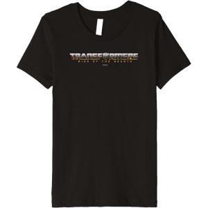 imageKids Transformers Rise of The Beasts Shaded Movie Logo Premium TShirt