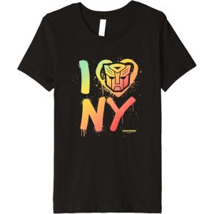 imageKids Transformers Rise of the Beasts I Heart NY Retro Graffiti Premium TShirt