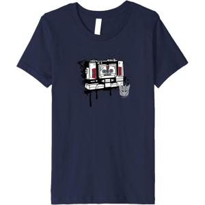 imageKids Transformers Soundwave Tape Cassette Player Form Graffiti Premium TShirt