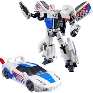 imageTransformers Age of The Primes Smokescreen Deluxe Class 525inch Converting Action Figure Robot Toys for Ages 8