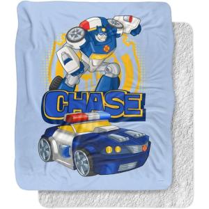 imageTransformers Blades Silky Touch Sherpa Back Super Soft Throw BlanketChase