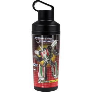 imageTransformers OFFICIAL Bumblebee 18 oz Insulated Water Bottle Leak Resistant Vacuum Insulated Stainless Steel with 2in1 Loop CapWHEELJACK BLACK