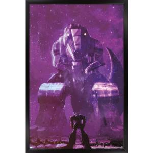 imageTrends International Hasbro Transformers  Grimlock Wall Poster 14725 x 22375 Barnwood Framed VersionBlack Framed Version