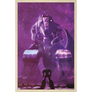 imageTrends International Hasbro Transformers  Grimlock Wall Poster 14725 x 22375 Barnwood Framed VersionBlonde Framed Version