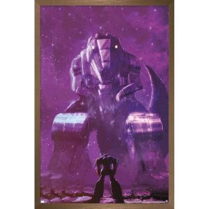 imageTrends International Hasbro Transformers  Grimlock Wall Poster 14725 x 22375 Barnwood Framed VersionBronze Framed Version